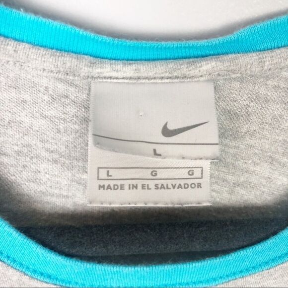 NIKE | Vintage Style Classic Tee Gray Ringer Large - Picture 4 of 6